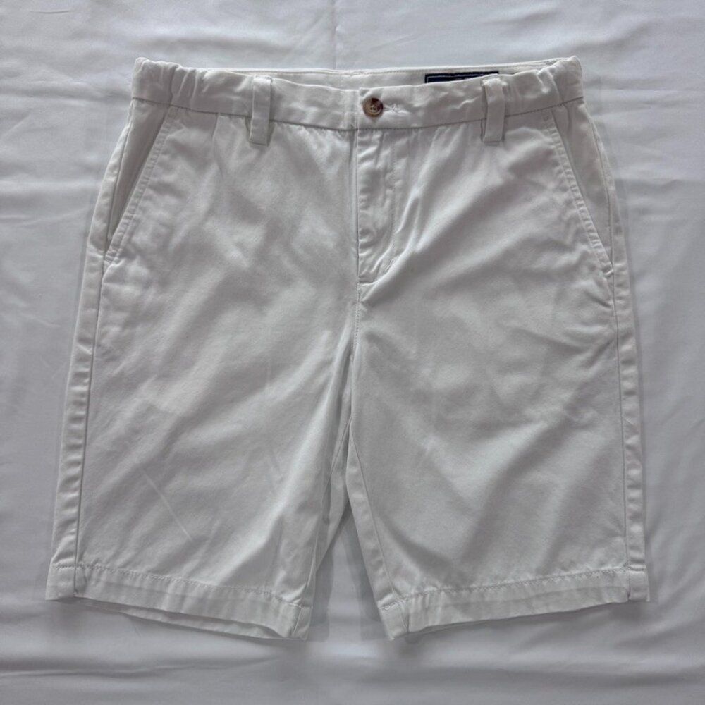 Vineyard Vines Women's White 100% Cotton Shorts Size 12 - Style 3H0220